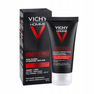 VICHY HOMME Structure Force Posilňujúci krém proti vráskam, 50 ml